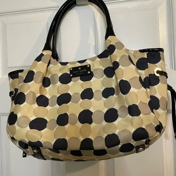Kate Spade soft polka dot handbag - Picture 1 of 6